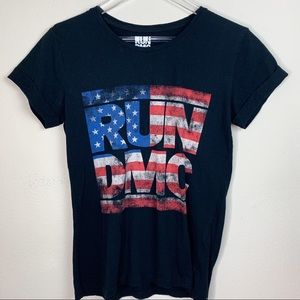 RUN DMC Graphic America Flag Shirt